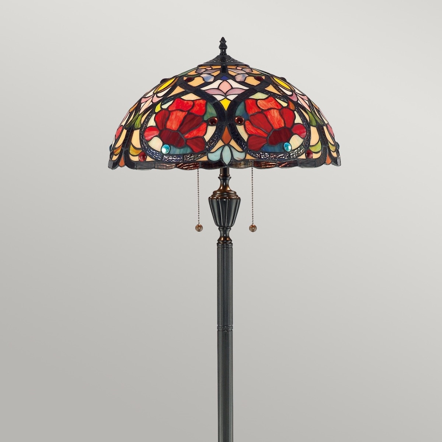 Elstead QZ-LARISSA-FL - Golvlampa  LARISSA 2xE27/100W/230V