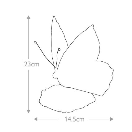Elstead QZ-OBUTTERFLY-TL - LED Dekorativ lampa  TIFFANY 1xG9/3W/12/230V fjäril