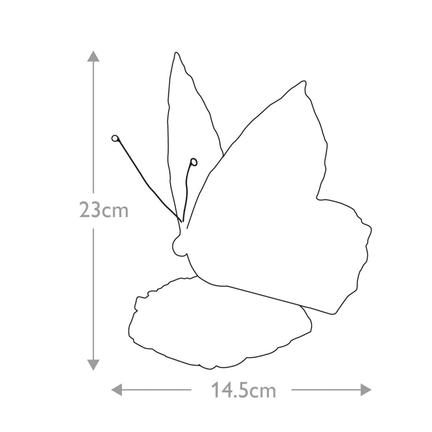 Elstead QZ-OBUTTERFLY-TL - LED Dekorativ lampa  TIFFANY 1xG9/3W/12/230V fjäril