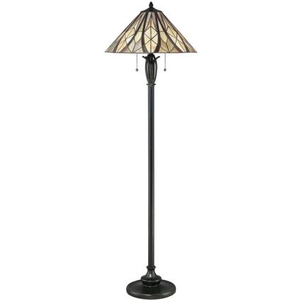 Elstead QZ-VICTORY-FL - Golvlampa  VICTORY 2xE27/60W/230V