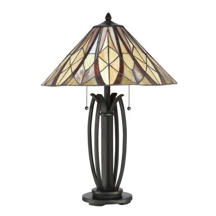 Elstead QZ-VICTORY-TL - Bordslampa  VICTORY 2xE27/60W/230V