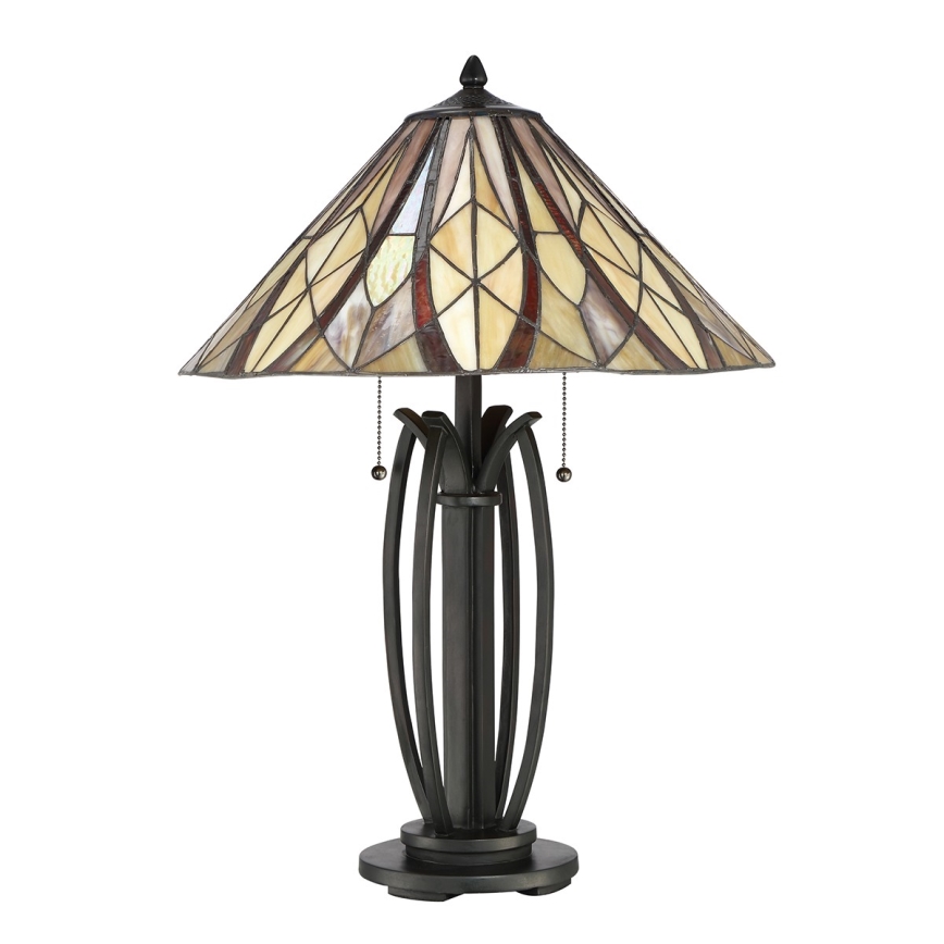 Elstead QZ-VICTORY-TL - Bordslampa  VICTORY 2xE27/60W/230V
