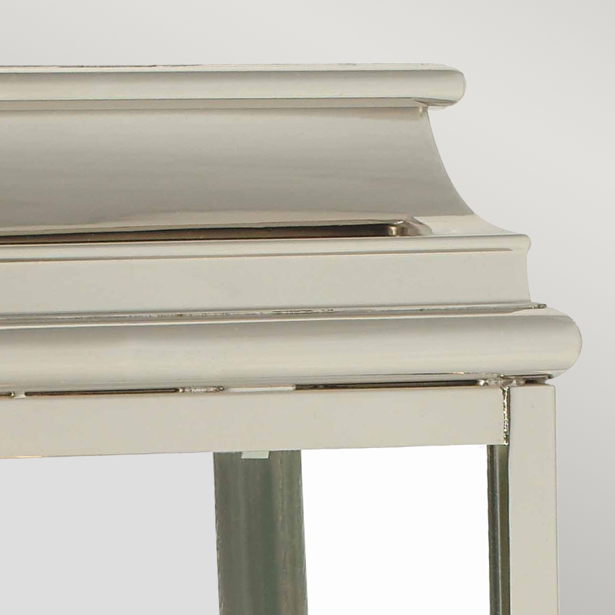 Elstead - Vägglampa för utomhusbruk ST MARTINS 1xE27/100W/230V IP44 skinande krom