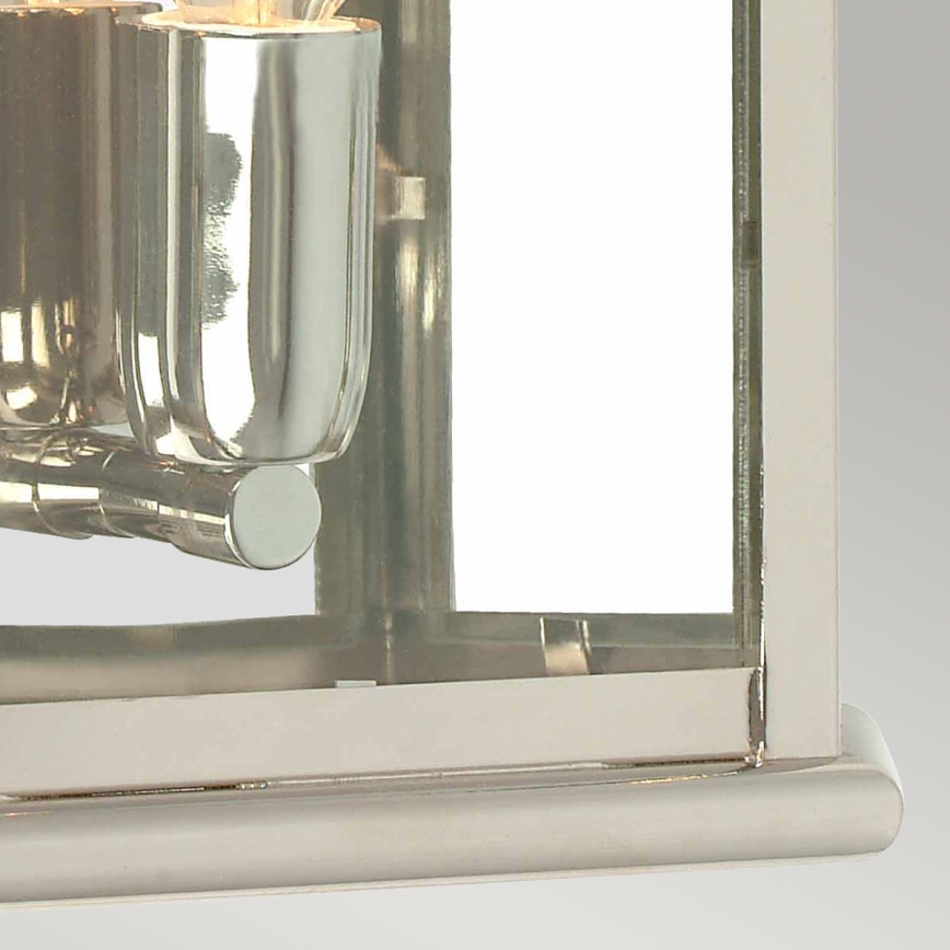 Elstead - Vägglampa för utomhusbruk ST MARTINS 1xE27/100W/230V IP44 skinande krom