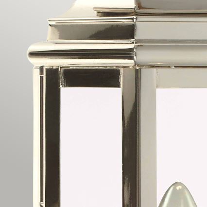 Elstead - Vägglampa för utomhusbruk ST MARTINS 1xE27/100W/230V IP44 skinande krom