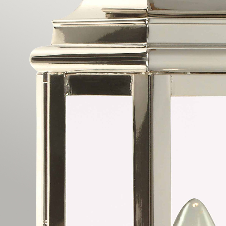 Elstead - Vägglampa för utomhusbruk ST MARTINS 1xE27/100W/230V IP44 skinande krom