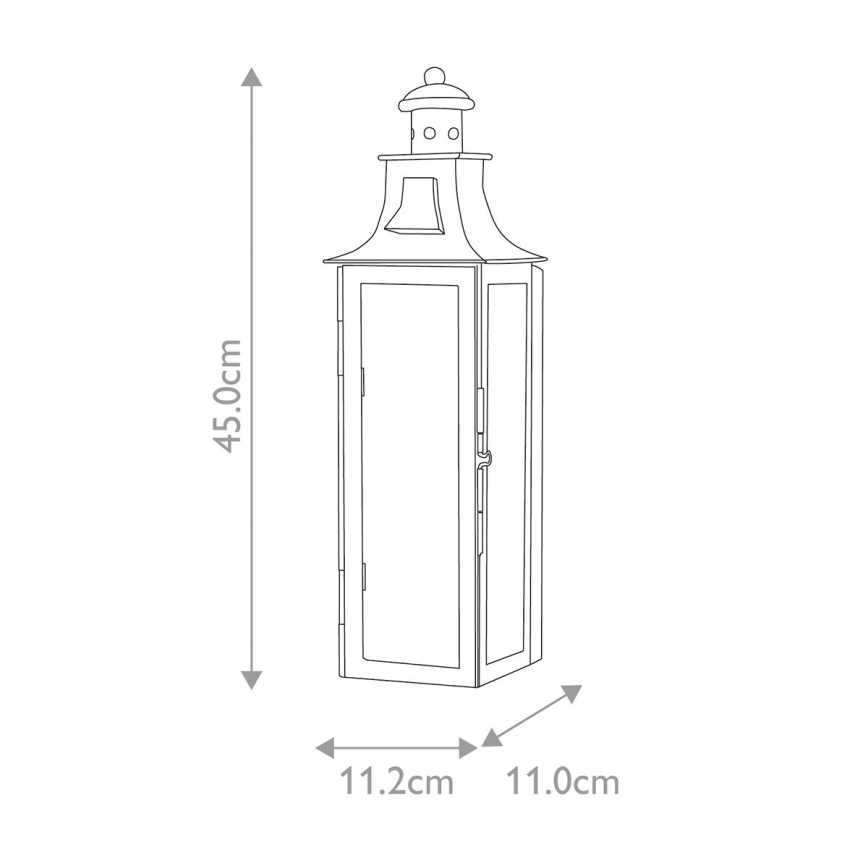 Elstead - Vägglampa för utomhusbruk STOW 1xE14/60W/230V IP44