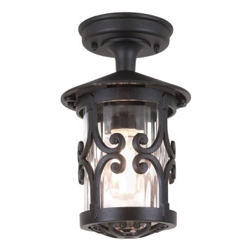 Elstead - Taklampa för utomhusbruk HEREFORD 1xE27/100W/230V IP23 svart