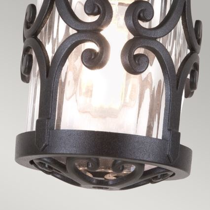 Elstead - Taklampa för utomhusbruk HEREFORD 1xE27/100W/230V IP23 svart
