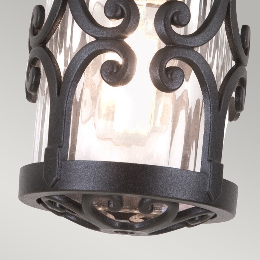 Elstead - Taklampa för utomhusbruk HEREFORD 1xE27/100W/230V IP23 svart