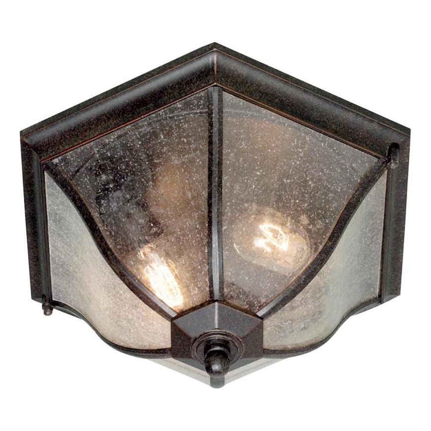 Elstead - Taklampa för utomhusbruk NEW ENGLAND 2xE27/60W/230V IP44