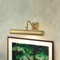 Elstead - Tavellampa PICTURE LIGHT 2xE14/40W/230V guld