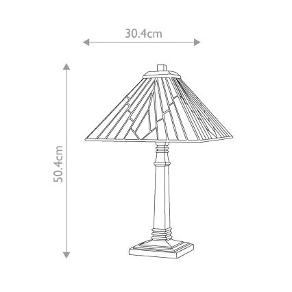 Elstead - Bordslampa ALDERLEY 1xE27/60W/230V