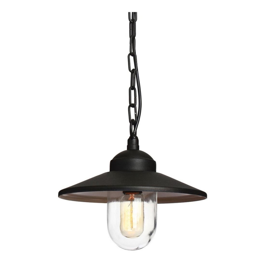 Elstead - Utomhuslampa med kedja KLAMPENBORG 1xE27/60W/230V IP44