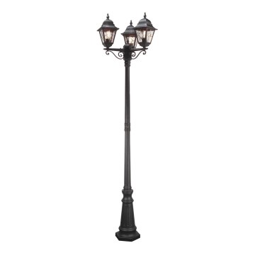 Elstead - Utomhuslampa NORFOLK 3xE27/100W/230V IP43 svart