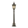 Elstead - Utomhuslampa PHILADELPHIA 1xE27/100W/230V IP44 svart