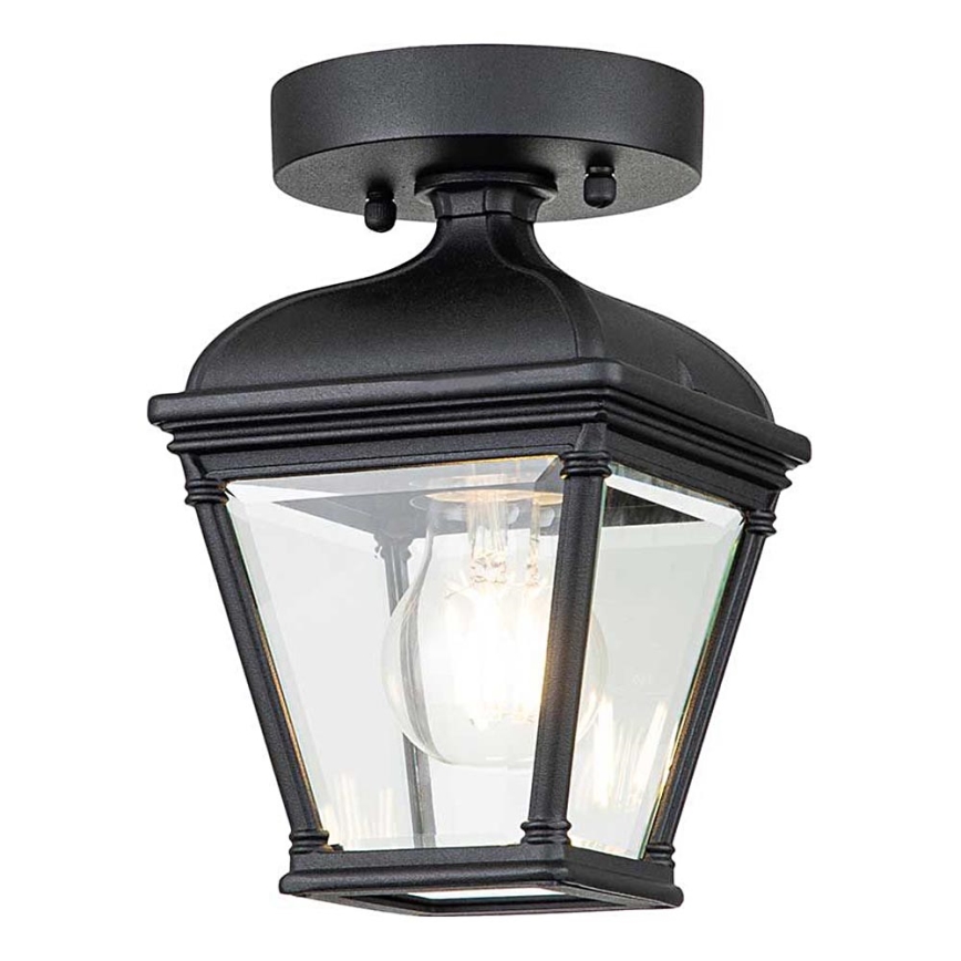 Elstead - Utomhustaklampa BAYVIEW 1xE27/60W/230V IP44 svart