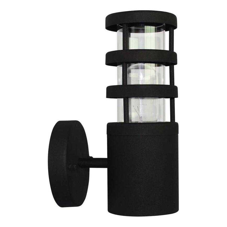 Elstead - Utomhusvägglampa HORNBAEK 1xE27/60W/230V IP44 svart