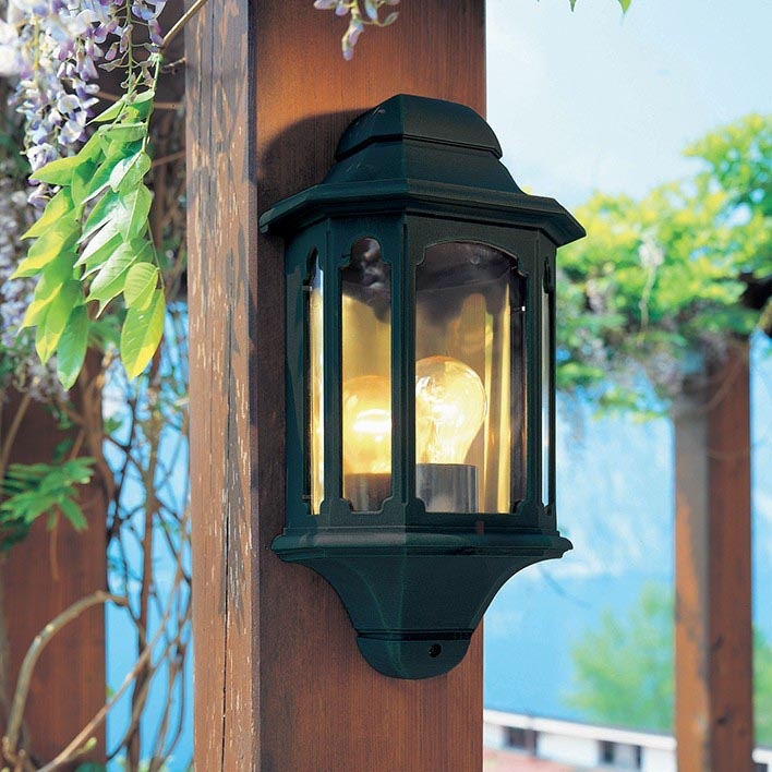 Elstead - Vägglampa för utomhusbruk CHAPEL 1xE27/100W/230V IP44