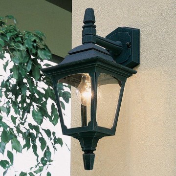 Elstead - Vägglampa för utomhusbruk CHAPEL 1xE27/100W/230V IP44