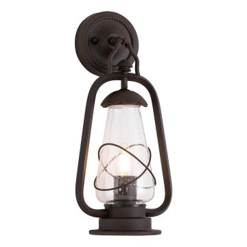 Elstead - Vägglampa för utomhusbruk MINERS 1xE27/60W/230V IP44