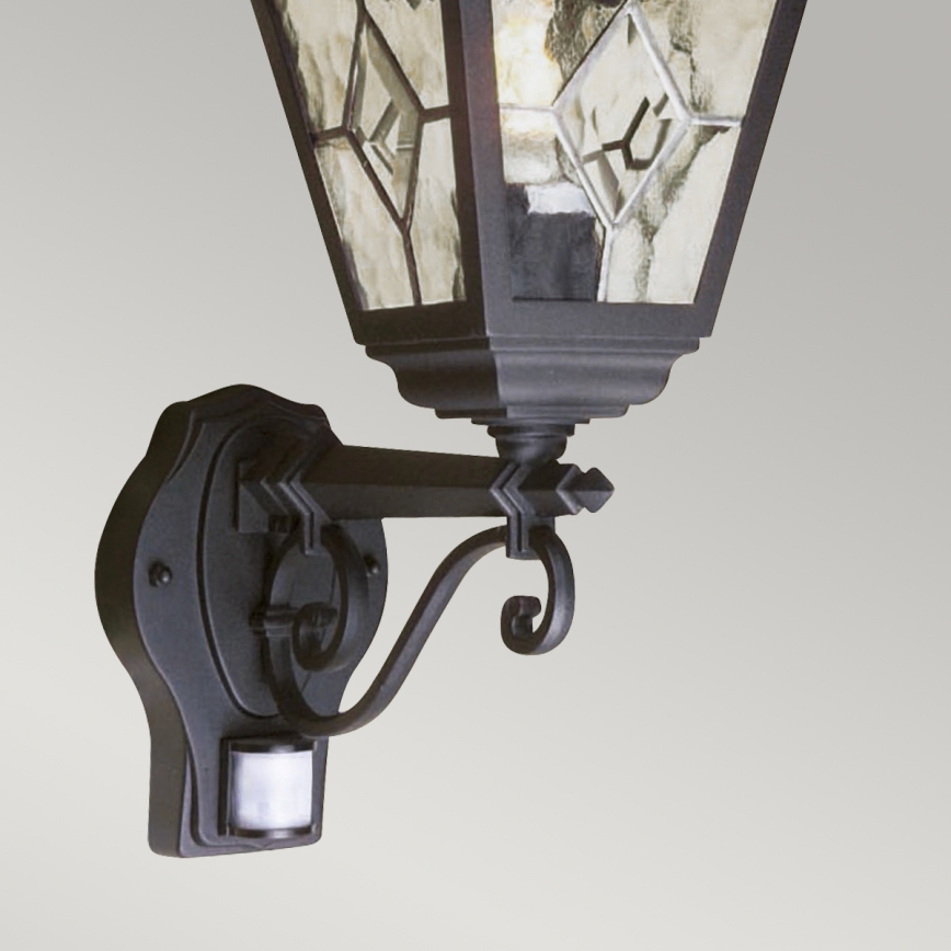 Elstead - Vägglampa för utomhusbruk NORFOLK 1xE27/100W/230V IP43