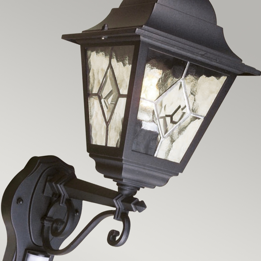 Elstead - Vägglampa för utomhusbruk NORFOLK 1xE27/100W/230V IP43