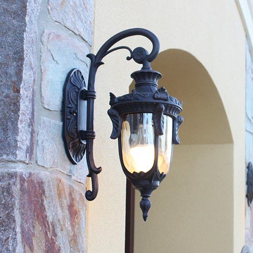 Elstead - Vägglampa för utomhusbruk PHILADELPHIA 1xE27/100W/230V IP44