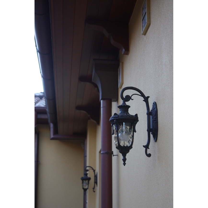 Elstead - Vägglampa för utomhusbruk PHILADELPHIA 1xE27/100W/230V IP44