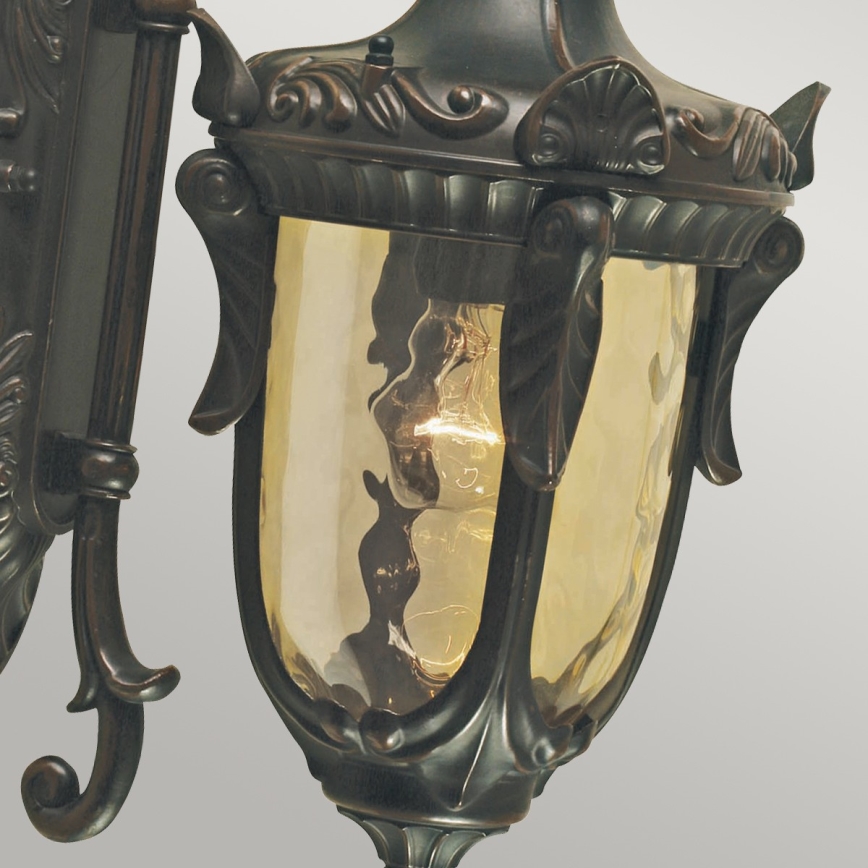 Elstead - Vägglampa för utomhusbruk PHILADELPHIA 1xE27/100W/230V IP44 svart