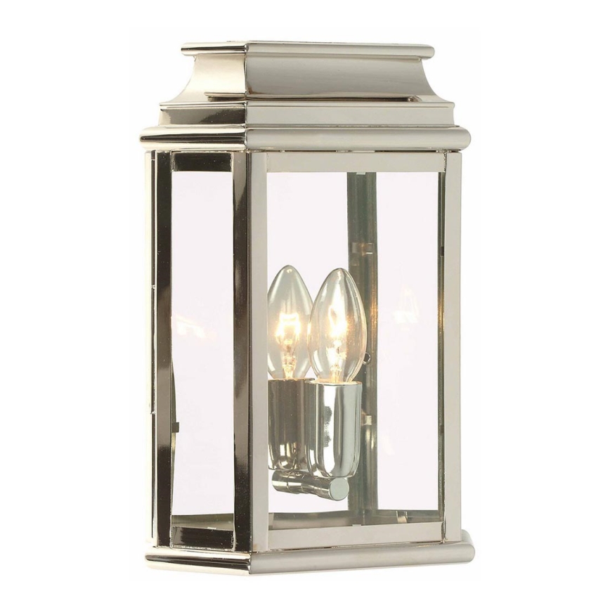 Elstead - Vägglampa för utomhusbruk ST MARTINS 1xE27/100W/230V IP44 skinande krom