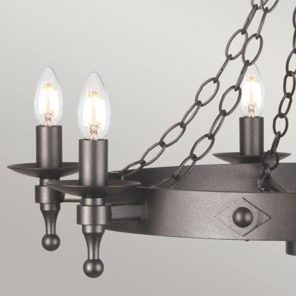 Elstead - Ljuskrona på kedja WARWICK 6xE14/60W/230V
