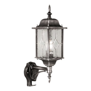 Elstead WX1-PIR - Utomhuslampa med sensor WEXFORD 1xE27/100W/230V IP44