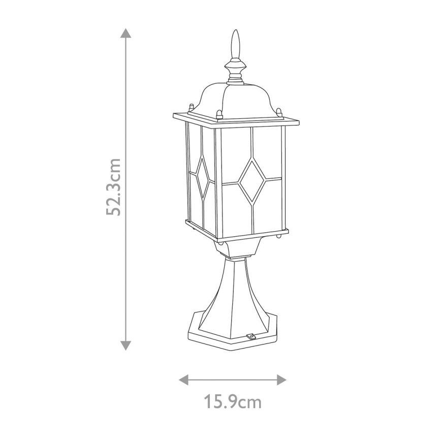 Elstead WX3 - Utomhus lampa  WEXFORD 1xE27/100W/230V IP44