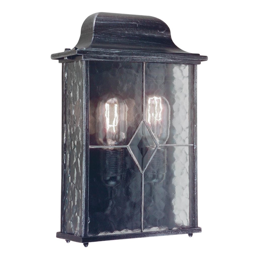 Elstead WX7 - Utomhus vägglampa  WEXFORD 2xE27/60W/230V IP23