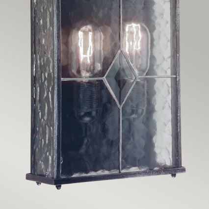Elstead WX7 - Utomhus vägglampa  WEXFORD 2xE27/60W/230V IP23