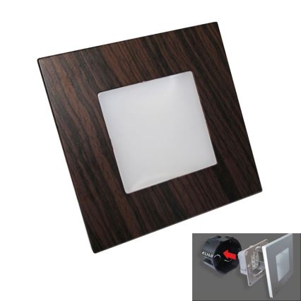 Emithor 48306 - LED Nattlampa STEP ljus 16xLED/1W/230V