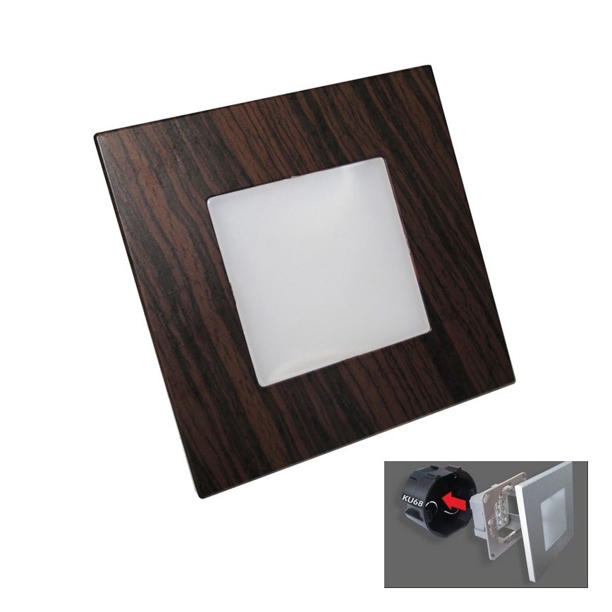 Emithor 48306 - LED Nattlampa STEP ljus 16xLED/1W/230V