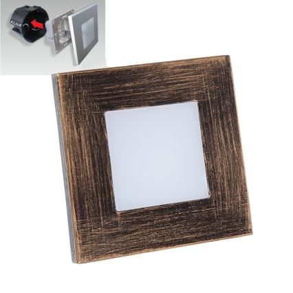 Emithor 48341 - LED Orientation belysning STEP LIGHT 16xLED/1W/230V 4000K