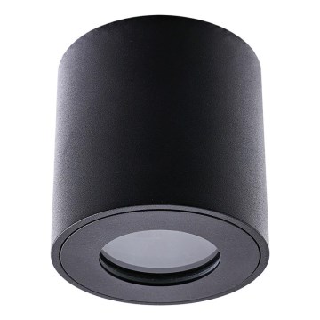 Emithor 48621 - Badrumsspotlight ALMAN 1xGU10/35W/230V IP44 rund svart