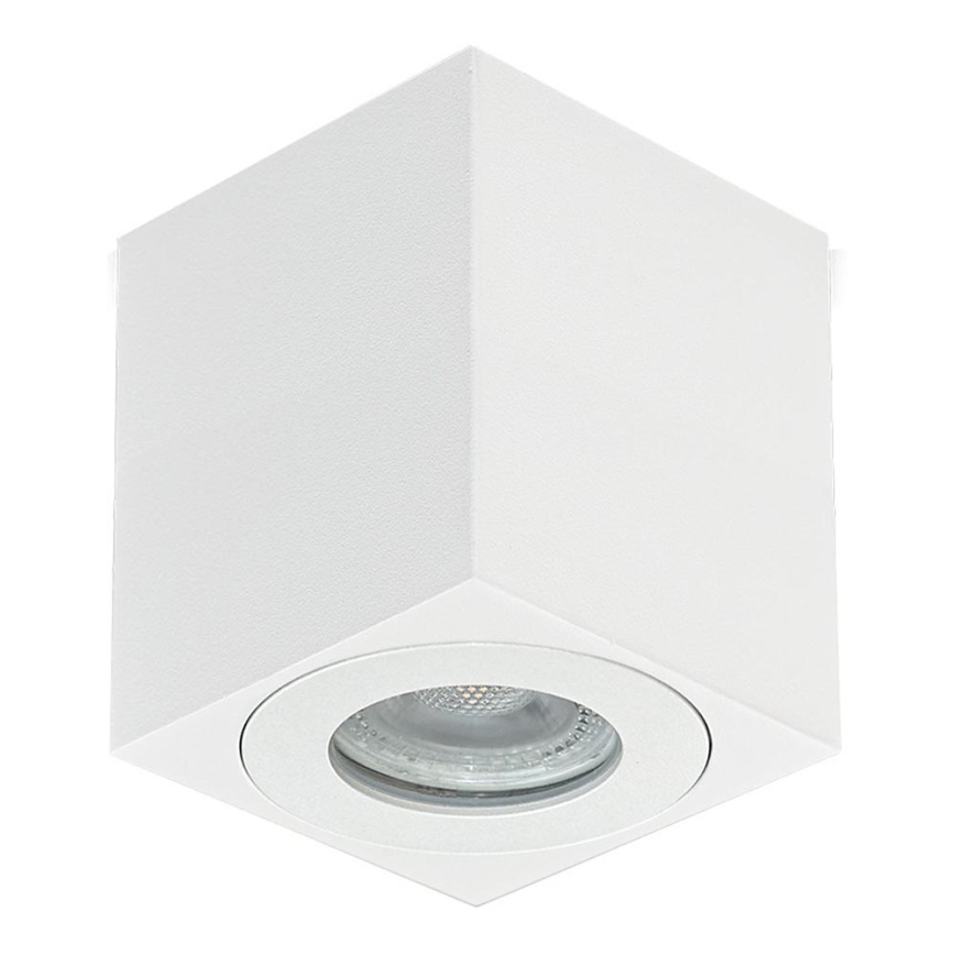 Emithor 48622 - Badrumsspotlight ALUX 1xGU10/35W/230V IP44 vinklat vit