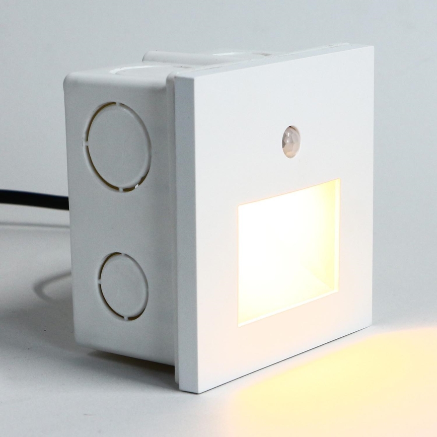 Emithor 70414 - LED-trappbelysning med sensor SUNNY LED/1W/230V 4000K vit