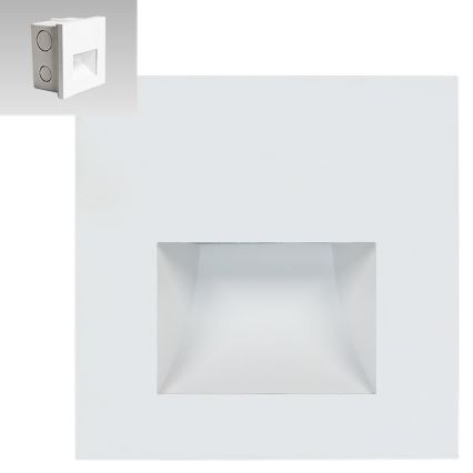 Emithor 70415 - LED trappbelysning SUNNY LED/1W/230V 4000K vit