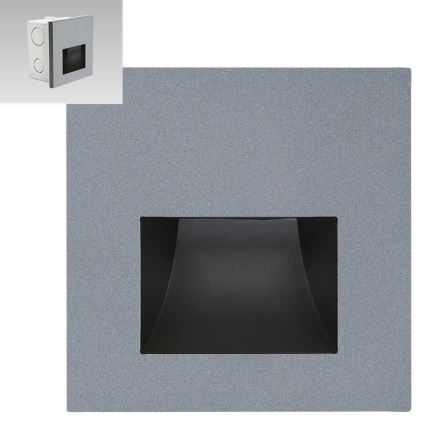 Emithor 70417 - LED trappbelysning SUNNY LED/1W/230V 4000K grå