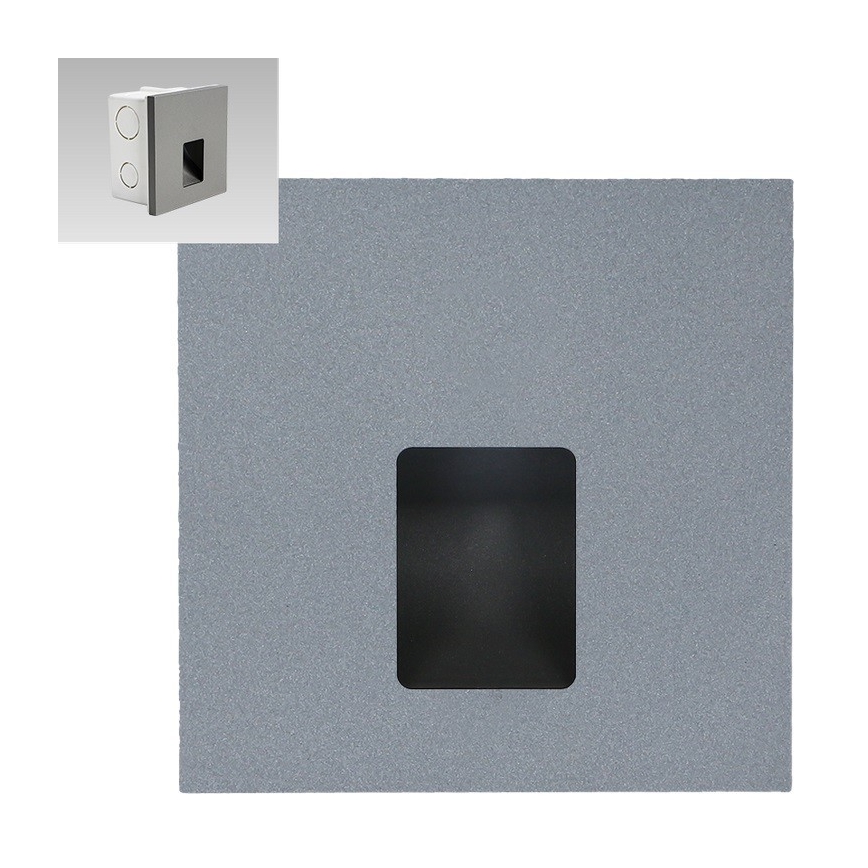Emithor 70423 - LED trappbelysning VIX LED/1W/230V 4000K grå