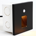 Emithor 70424 - LED trappbelysning med sensor VIX LED/1W/230V 4000K svart