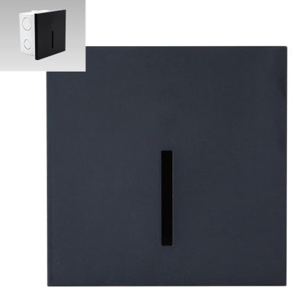 Emithor 70431 - LED trappbelysning LINE LED/1W/230V 4000K svart