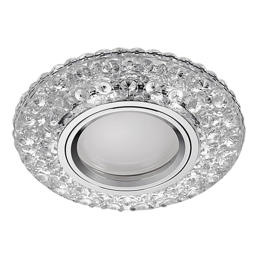 Emithor 71095 - LED infälld belysning ELEGANT GLASS FIX 1xGU10/50W + LED/3W STRIPE