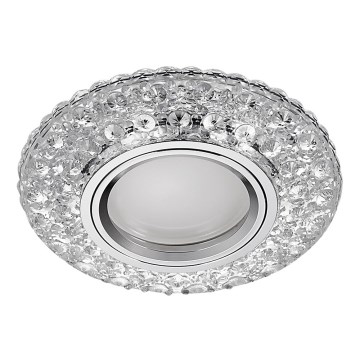 Emithor 71095 - LED infälld taklampa ELEGANT GLASS FIX 1xGU10/50W + LED/3W STRIPE
