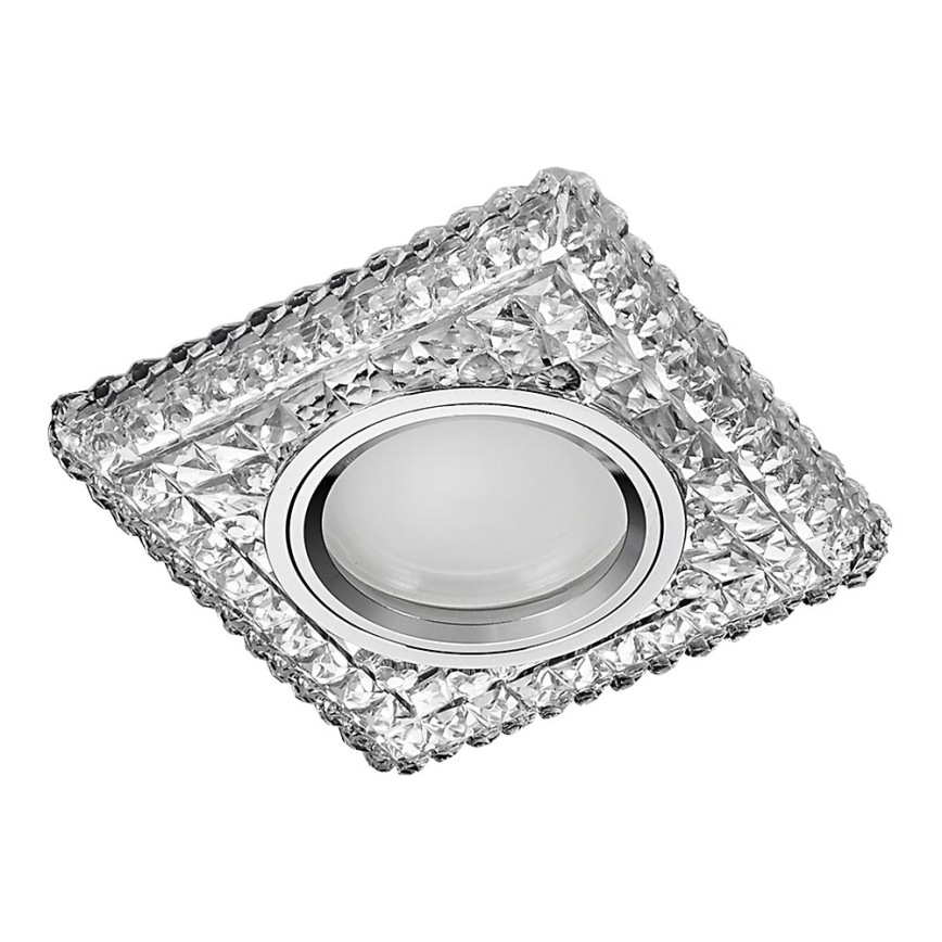 Emithor 71096 - LED infälld belysning ELEGANT GLASS FIX 1xGU10/50W + LED/3W STRIPE